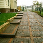 Брусчатка 200х100х80  Гравий 5