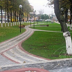 Брусчатка 200х100х80  Гравий 21