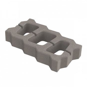 Газонная решетка "Экопарковка" 450х225х80 Серый
