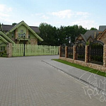 Брусчатка 200х100х80  Гравий 11