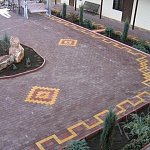 Брусчатка 200х100х80  Гравий 11